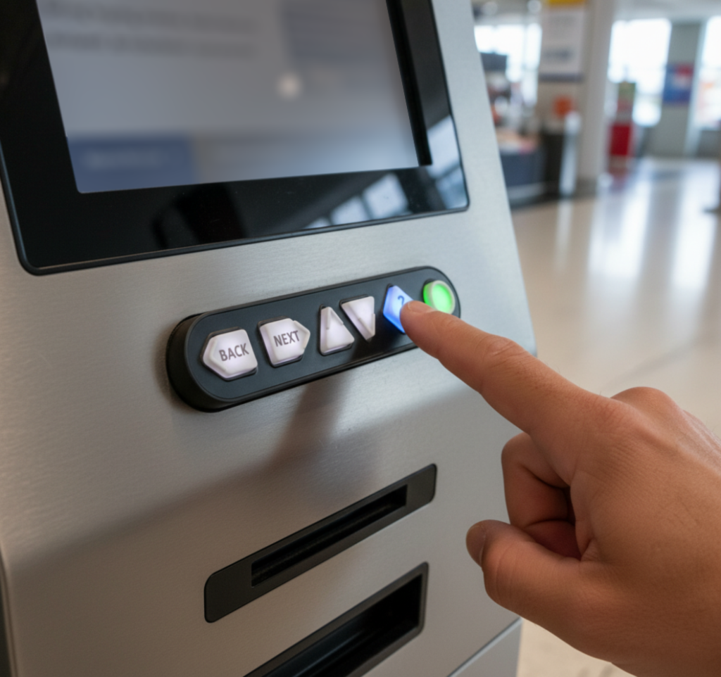 Storm's NavBar installed into a kiosk