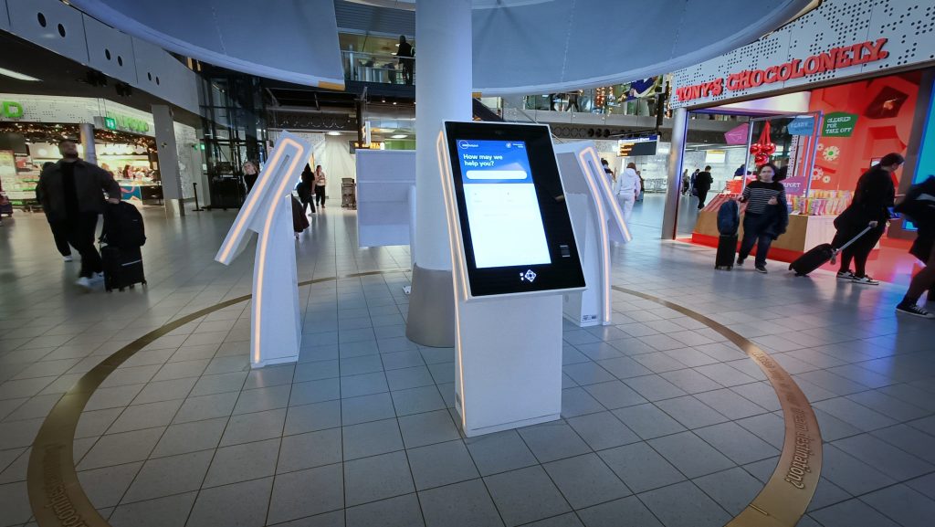 Schiphol Airport accessible information kiosks