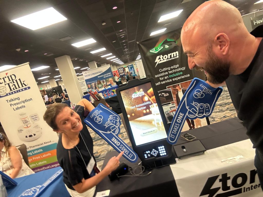 Matthijs Verhagen and Nicky Shaw at the 2026 NFB Convention in Austin, Texas.