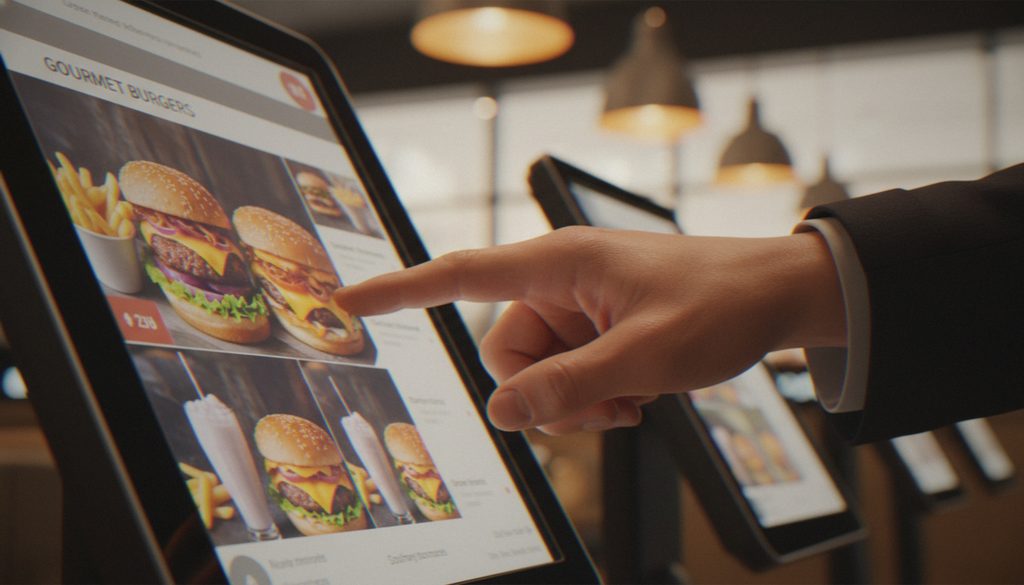 fast-food touchscreen
